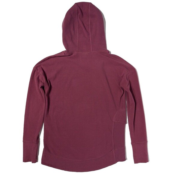 Sweaty Betty Invigorate Luxe Gray Hooded Sweatshirt Mock Neck Small Athleisure - Picture 2 of 7